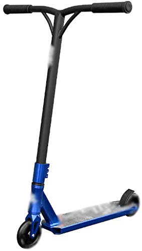 Patinete Kick Scooter para Adultos Adolescentes, Patinete Acrobáticos Elite Pro, Scooter De Truco De Estilo Libre, Listo para La Competencia Avanzada (Color : Blue, Size : 51 * 59 * 86cm)