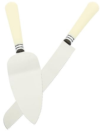 BESTonZON 2 Stück Edelstahl Kuchenschaufel Und Sandwichmesser Gezackte Brotschaufel Für Küche Glatte Oberfläche Leichtgewichtig Vielseitig Für Kuchen Und Brot