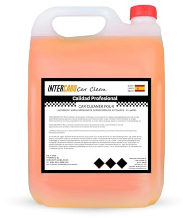 Shampoo schiumogeno per auto e camion – pulizia esterna con effetto lucido e protezione – formula professionale concentrata – caraffa da 5 litri – lavaggio veicoli, detailing, flotte