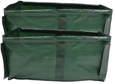 Hemobllo 2pezzi Per Piantare in Pe Contenitore Per Coltivazione Rettangolare Traspirante Sei Laterali Per Per e