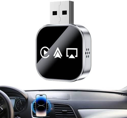 Adattatore Video per Display Auto,Convertitore Plug And Play Senza Ritardo | Mirroring Wireless Telefono per Schermo Auto - per Uso Quotidiano Viaggi Lunghi Guida Urbana Streaming Musica Chiamate Parc