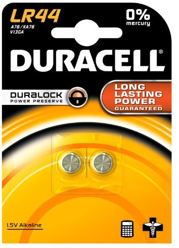 DURACELL Lot de 15 Blisters Lot de 2 Piles LR44 alcaline