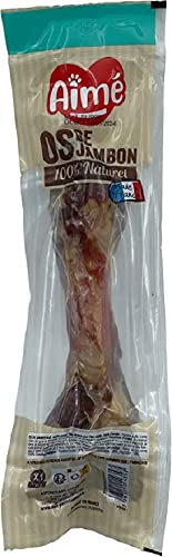 Aimé - Os à Mâcher au Jambon pour Chien - 100% Naturel, Friandise et Récompense pour Toutes Races et Tous Âges