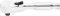 Vigor Umschaltknarre (6,3 mm (1/4“) Vierkant, extrakurz: nur 95 mm, robuste und Pflegeleichte Vollstahlausführung, feinverzahnt: 72 Zähne) V4944-XS, Silber