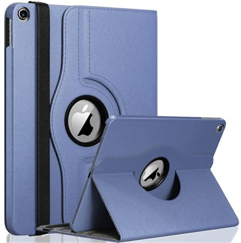 GADGET ARMOUR Apple iPad 10,9 cm 7:e generationen 2019, 360 vridbart smart stativ fodral skydd med automatisk uppvakning och sömnanläggning (marinblå)