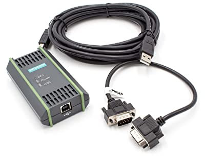 vhbw USB Programmierkabel Ersatz für Siemens 6GK1571-0BA00-0AA0, 6ES7972-0CB20-0XA0 für Steuerungssystem - Verbindungskabel, 5 m