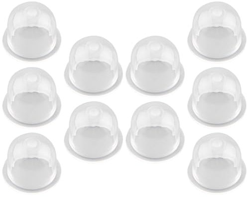 Ampoule Amorcage Carburateur,10 Pièce Poire carburateur débroussailleuse paquet, Pompette d'amorçage Essence, Ampoule d'amorçage,Transparente Carburant Primer Ampoule Ampoules D'amorce Carburateur