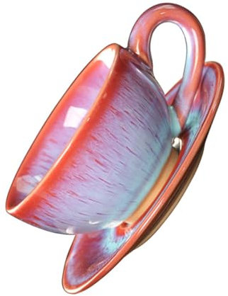 Alipis Taza y Platillo De Café De Taza Hogar Para Desayuno De Leche De Té Para Beber Agua