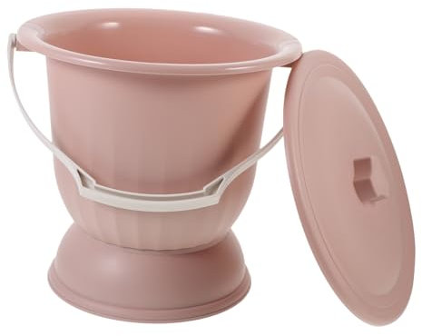 NIYANGLE Pot De Chambre Portable 4,5l En Plastique Pp Couvercle Hermétique Pot à Urine Anti-odeurs Pour Usage Domestique Nuit Personnes Âgées Unisexe Pratique Et Réutilisable