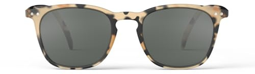 IZIPIZI Shape E Unisex Sonnenbrille aus Kunststoff in der Farbe Light Tortoise-Soft Grey Lenses 100% UV-Schutz, Maße: 14,5cm x 14cm x 4,6cm, SLMSEC69_00