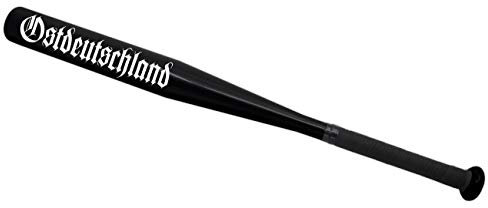 Spaß Kostet Baseballschläger schwarz Aluminium Ostdeutschland 65 cm lang ideal zum Baseball Spielen
