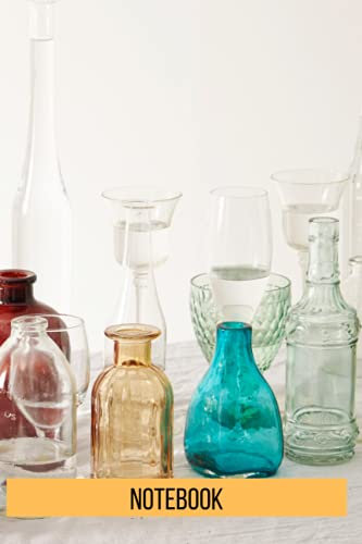 Glassware Notebook: blank lined composition journal | Glassware notebook | 100 pages