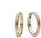 PANDORA Moments Kleine Charm-Ohrringe aus Sterling Silber mit vergoldeter Metalllegierung, Kompatibel mit PANDORA Moments, Höhe: 17,2mm, 262728C00