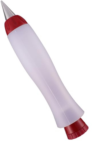 CATIEBYE Silicone Piping Pen Cream Pump Baking Tool for Cake Decorating Chocolate Cookie Pastry Frosting Writing for Weddings Birthdays and Parties