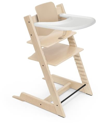 Tripp Trapp High Chair Bundle Natural + Stokke Tray White