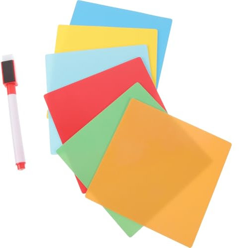 Operitacx 1 Juego Fácil De Reutilizar Rotulador Para Pizarra Blanca Pegatinas Marcadores De Pizarra Titulares Tableros Marcadores De Borrado En Seco De Pizarra Blanca Película De Pizarra