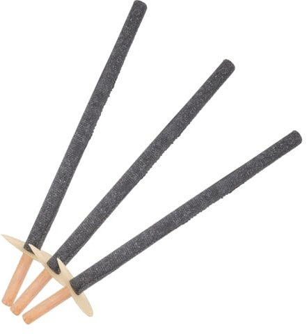 Yardenfun 3pezzi Torce Da in Legno Per Esterni Torcia Luminosa Portatile Per Decorazioni Da Cortile e Patio
