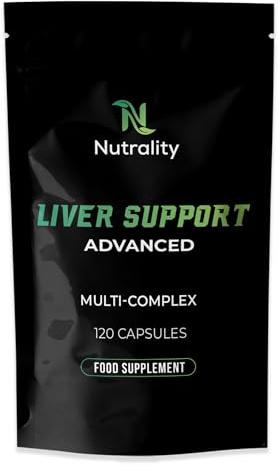 Nutrality Liver Detox and Repair Supplement 120 Vegan Capsules | Complete Liver Support with Vitamin C and D3 | 120 Vegan Capsules | 60 Day Supply