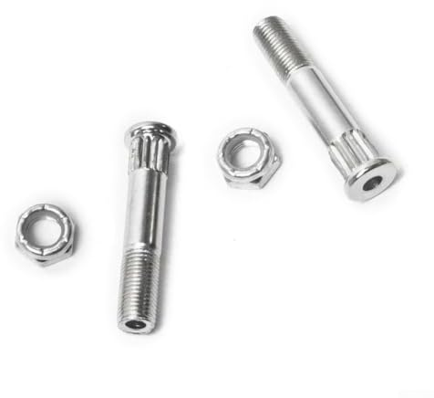 babominimer Kingpin Bolzen-Set, 55 mm, Rundkopf, Kingpin Hardware mit M10-Schrauben-Set, Aluminiumlegierung, Ersatzteile für Skateboard-Achsen