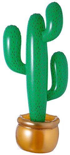 Gonflable Cactus 90 cm pour une fête mexicaine