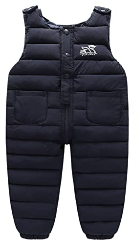 SEAUR Pantaloni in piumino per bambini leggeri, pantaloni invernali spessi caldi, pantaloni da neve per bambini piccoli antivento, pantaloni da sci per attività all'aria aperta - 9 mesi - 3 anni