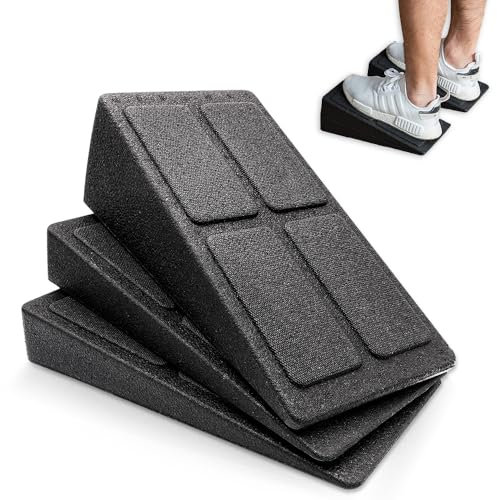 mizikuu Wadendehner 3er Set, Kniekeil Waden-Strecker Verstellbarer Mobilisationskeil LEICHT Löst Muskelverspannungen Beinstrecker für Plantarstretching, Dehnen von Muskeln, Faszien, Sehnen