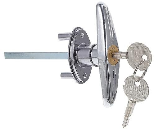 jojofuny Blocca Porta Garage in Filo Di Acciaio Di Kit Ferramenta Per Porta Da Garage Maniglia t e Serratura Sgancio Rapido Facile Da Installare e Usare