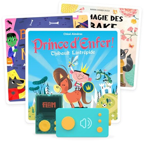 Lunii – Pack 3 Livres Audio interactifs pour Enfant dès 3 Ans - Prince d'enfer, Bienvenue chez Les Monstres, La Magie des Obake – Pack 36 Histoires, 4h10 d'écoute