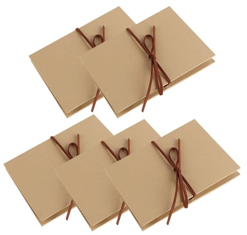 Ieron Álbum de Fotos de Recortes de 5 Piezas con Espacio para Escribir, álbum de Recortes en Forma de acordeón, Estirable, Plegable, Libro de Aventuras Hecho a Mano para Bodas y graduaciones
