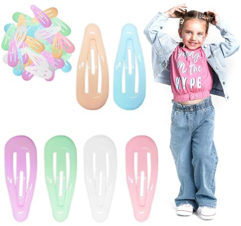 Lot de 30 barrettes à cheveux couleur bonbon pour bébé, pinces à cheveux colorées pour tout-petits, petites pinces à cheveux pour filles, accessoires de adorables et sécurisés pour filles et bébés