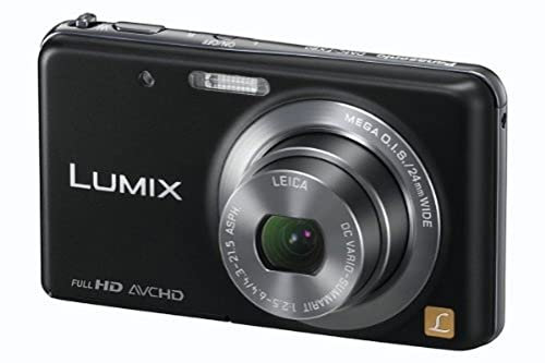 Panasonic Lumix DMC-FX80 12.5 Megapixel with 5x Optical Zoom 3.0- Inch Display Full HD Black (Renewed)