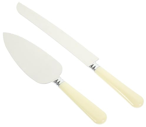 Toyvian Lot de 2 Pelles à Dentelées en Acier Inoxydable Cuillères à Gâteaux Légères et Multifonctions pour Découpe de Gâteaux Pizzas Tartes et Sandwichs Accessoires Cuisine Ménagers