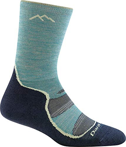 Darn Tough Women's Hiker Micro Crew Lightweight Cushioned Socks - M, Aqua