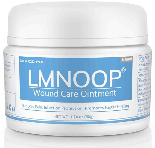 LMNOOP® Bed Sore Ointment, Wound Healing Cream Skin Repair Treatment Infection Protection First Aid Ointment for Bedsores & Pressure Sores Diabetic Venous Foot & Leg Ulcer Burns Cuts