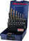 HSS E Co5% Gewindebohrer Set Satz Metrisch M3, M4, M5, M6, M8, M10, M12, inklusive HSS E Co5% Kernlochbohrer für alle Gewinde in einer ABS Box