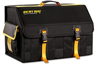 Ergocar Organizador de Maletero de Coche Plegable, Oxford 600D Impermeable Con Tapa, Tamaño Grande