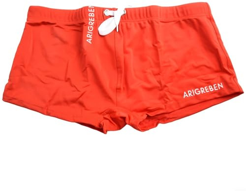 Bañador tipo bóxer para hombre, transpirable, elástico, para actividades en la playa y la piscina (XL rojo)