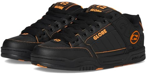 Globe Men's Tilt skateboard sko, Svart orange mosaik, 37 EU