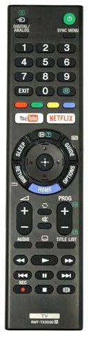 XINFUTE Original RMT-TX300E für Sony Netflix TV-Fernbedienung KD65X7000E KDL32W660E