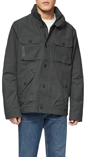 s.Oliver 2161159 Giacca di Transizione, Grigio Ardesia, 3XL Uomo