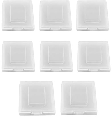 Weenwill Custodie per Gameboy,8 Pcs Trasparente Custodie per Copertura Antipolvere di Plastica Trasparente Custodia Protettiva Compatibile con Cartucce di Gioco per Gameboy Color,GB/GBC/GBP