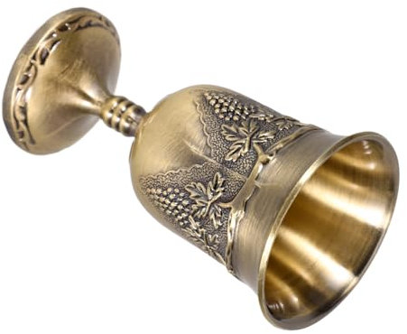 GLEAVI Copa de Vino Vintage Cáliz Decorativo para Celebraciones y y Estable para Ocasiones Especiales