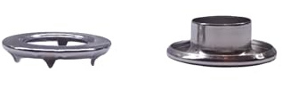 316 Stainless Steel Rolled Rim Grommet & Spur Washer Set, 1/2 ID, 50 Sets | Heavy-Duty, Marine Grade, Rustproof Eyelets, For Tarps, Canvas, Leather, Outdoor & Industrial Use