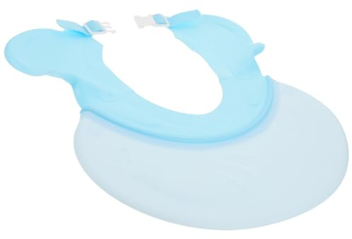 VANZACK Shower Cap Ear Protector Shampoo Bathing Hat for Boys Lightweight TPE Material Water for Hair Wash and Haircut Easy to Visor