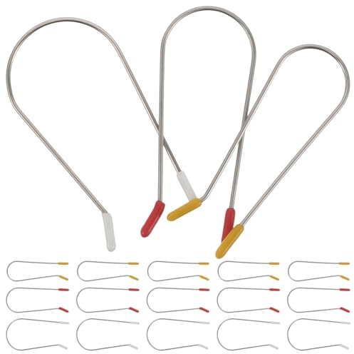 PENIKOKO 24 Pièces Pinces à Bigoudis Chauffants Pinces pour Bigoudis de Forme pour Prise Main Sûre pour Coiffures Quotidiennes