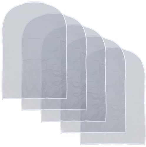 HOODANCOS 5 Pièces Housse À Vêtements En Plastique Pour Garde-robe À La Maison Et Rangement