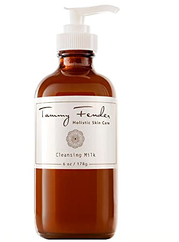 TAMMY FENDER - Cleansing Milk Natural Facial Cleanser | Natural, Organic, Cruelty Free, Non-Toxic Skincare | Lightweight, Gentle, & Rejuvenating Makeup Remover | Sensitive Skin Safe (6 oz | 178 g)