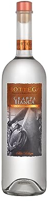 Bottega Grappa Bianca Aldo Tripla Distillata A Vapore 43% - 1000ml