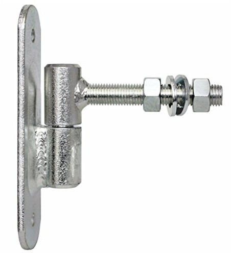 Torangel einstellbar auf Kugel Ø24 M12 Torscharnier Hängscharnier Anschraubblech (1, M12)