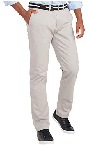 Tommy Hilfiger Men's Chino Pants Custom Fit, Drizzle 32x36